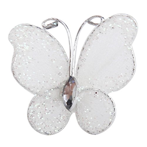 Ca. 50 Stk. Schmetterlinge Deko für Hochzeit – weiß - 8