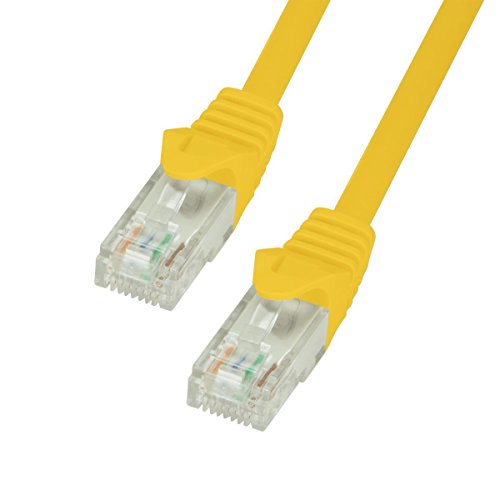 BIGtec 50m Netzwerkkabel Patchkabel Ethernet LAN DSL Patch Kabel Gigabit orange ( 2x RJ-45 Anschluß , CAT6 , 250Mhz , 10GBASE-T ) 50 Meter - 8