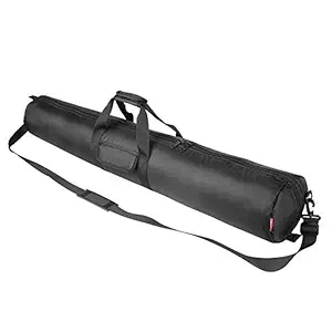 Hemmotop Tripod Carrying Case Bag 47x7x7in/120x18x18cm Heavy Duty with Storage Bag and Shoulder Strap Padded Carrying Bag for Light Stands, Boom Stand and Tripod