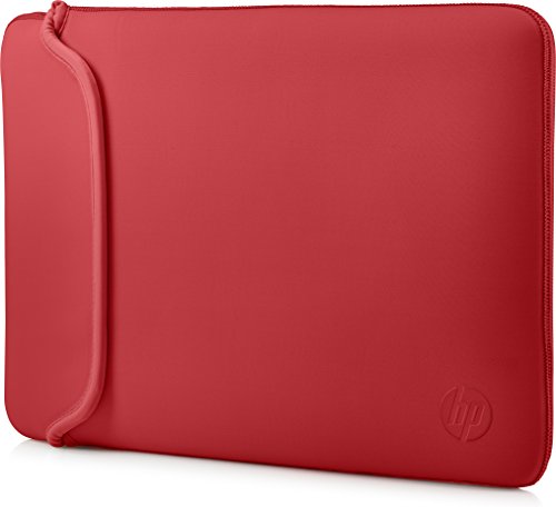 HP Neopren Schutzhülle (39,62 cm / 15,6 Zoll) für Notebooks, Laptops, Tablets in schwarz/rot - 2