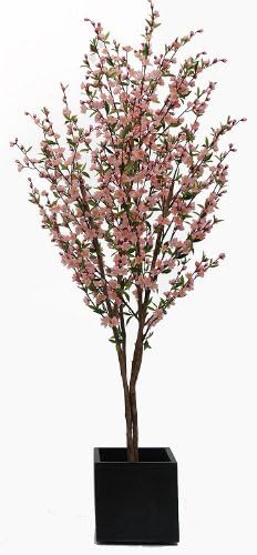 Artificial Pink Cherry Blossom Tree - Real Wood Stems and Silk Flowers. 3 heights available. (6ft (1.8m) high)