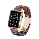 Kompatibel Apple Watch Band 38 / 42Mm, Ersatz Iwatch Strap Harz Edelstahl, Männer Frauen Sport Armband Armband Iwatch Serie 3, Serie 2, Serie 1, Nike +, Edition,38Mm