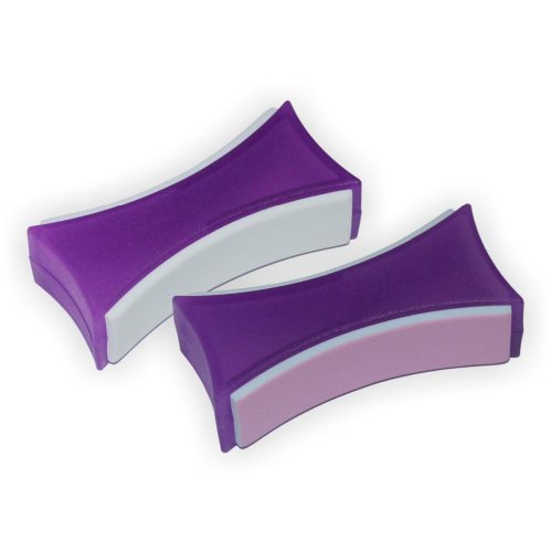 Supershiner Profi Nagel Polierblock 2-flächig für glänzend gepflegte Nägel inkl. Aufbewahrungs-Box - 2