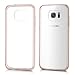 Produktbild kwmobile Hülle für Samsung Galaxy S7 edge - Crystal Case Handy Schutzhülle Kunststoff - Backcover Cover klar Rahmen Design Rosegold Transparent