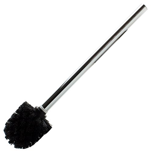 3x Ersatz Bürstenkopf schwarz + Griff 26 cm / Austausch Toilettenbürste / Klobürste - 6