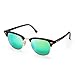 Elegante Wayfarer & Clubmaster Boys Sunglasses(Clbgldgrnmer|2|Green) RS.369.00