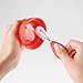 OXO Tot Baby Bottle Straw, Teat, Nipple and Sippy Cup Top Cleaning Set, Orange