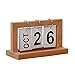 Produktbild BulzEU Holz-Kalender INS Flip Ring-Kalender mit Tagen, nordisch, stilvoll, minimalistische Dekoration, Display für Schreibtisch, Büro, Zuhause, Nachttisch, Geschenk, natürliches Holz, 9 * 12 * 20.5CM