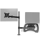 El DM25L1x1 es un soporte para monitor de ordenador o televisión que incluye un soporte suplementario para el portátil o el teclado de tu ordenador. Este soporte para pantallas ofrece toda la flexibilidad necesaria para colocar tus pantallas a la altura deseada, así como en un ángulo de visión más cómodo. Este soporte permite, entre otras cosas, reducir el espacio que ocupan tus pantallas y mantener tu escritorio despejado, optimizando el orden de tu oficina o habitación.