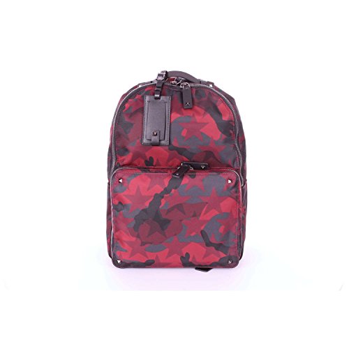 Preisvergleich Produktbild Valentino Nylon Rucksack Herren Tasche Laptop Schulrucksack rockstud camustars R