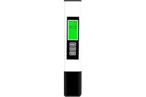 TAIMEIMAO TDS Tester di Acqua 3 in 1, TDS, EC e Temperatura, Digitale Misuratore Durezza Acqua, Misuratore Acqua Tester, Veloce e Preciso, per Dell'acqua da Bere, Acquario, Piscina