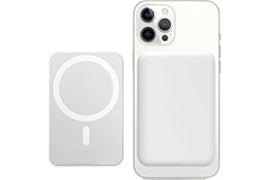 AOGBDVB Power Bank 10000mAh, 20W Inalámbrico Magnético Batería Externa Carga Rápida, Slimmest Bateria Portátil Powerbank USB C Input & Output, Cargador para iPhone 17 16 15 14 13 12 Series Samsung Android