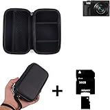 SICHERER SCHUTZ: Schützen Sie Ihre Panasonic Lumix DC-TZ91 in einem hardcase aus EVA Kunststoff mit Innenpolsterung. Um die Kamera gut vor Stürzen zu schützen, sind zwei Gummis im Case angebracht unter denen die Digicam befestigt werden kann.