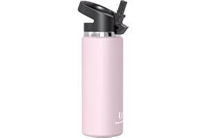 Super Sparrow Borraccia Termica - 500ml, 750ml, 1000ml, 1.2L, 1.5L- SwivelSip Inox Bottiglia - Senza BPA Borracce Termiche, Borraccia Ergonomica per Bambini, Sportiva, Bici, Campeggio, Palestra