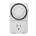 Imported 24-Hour Electrical Plug Program Timer Power Switch Energy Saver US Plug RS.385.00