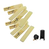 Fuerza de Reed: 2.5 perfk Conjuto de Cubierta de Mouth Boquilla de Saxofón Altos de Ligadura Cañas para Producción Musical Electrónica Aprendiziaje