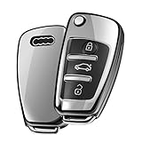 💖KOMPATIBILITÄT: Geeignet für viele Schlüsselarten von Audi: A3 S3 / A4 S4 RS4 / A6 S6 RS6 / Q7 / TT TTS / R8 usw. (Bitte beachte die Form Deines Schlüssels)