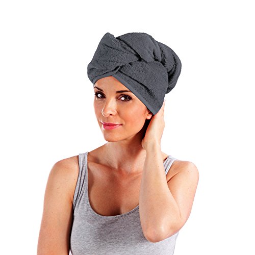 Erwin Müller Turban anthrazit Größe 28×70 cm - 4