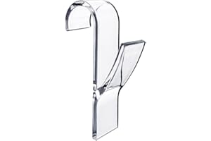 Annyswit 10 Pezzi Ganci per Termoarredo Bagni Ganci Asciugamani Termoarredo Accappatoio Appendini Asciugamani Bagni Trasparente Plastica Salvaspazio Radiatore Standard Gancio Scaldasalviette