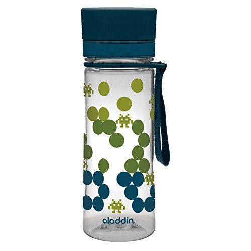 Aladdin 32431 Aveo Trinkflasche Kids 0,35 L, blau mit Aufdruck