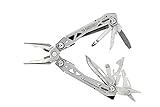 gerber multitool suspension 15 nützliche Funktionen für jede Situation wie Zange, Schere, Flaschenöffner, Ahle, Lineal, Feile oder Kreuz-/Flach-Schraubendreher