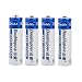 Produktbild Monllack 4 Teile/Satz Doublepow Tragbare 1,2 V NI-MH AA Quanlity Aufladbare Batterie 1200mAh Für Verschiedene Geräte Blau Und Weiß