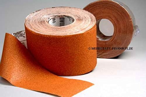 Preisvergleich Produktbild 1 Rolle Schleifpapier P60, 115mm, 50m, rot