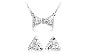 Timothy Stone Parure Swarovski Elements Noeud Papillon