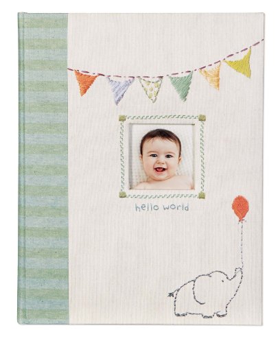 CR Gibson Baby's First Five Years Memory Book -- Newborn Baby Gift Set / Keepsake / Baby Journal (Made with Love)