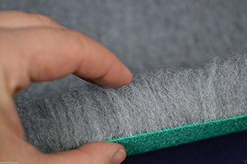 2 pieces x 60cm x 37cm 1200 gsm Grey Pre Cut Vet Bedding Fleece by Warwick Whelping Boxes®