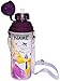 Produktbild große Trinkflasche incl. Name - Disney Rapunzel - Flasche 650 ml auslaufsicher aus Kunststoff - Sportflasche für Kinder - Mädchen Prinzessin neu verföhnt Märchen - Plastik Schloß