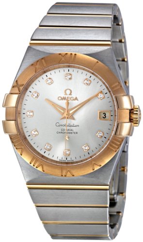 OmegaMen's 123.20.35.20.52.001 Silver Dial Constellation Watch