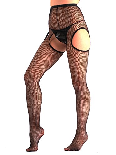 Preisvergleich Produktbild Purr Lingerie Netz-Strumpfhalter-Strumpfhose