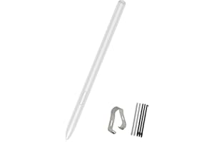 PEIXIONG Stylo de Saisie de Remplacement pour Samsung Galaxy Tab S7, Tab S7 FE SM-T730, SM-T733, SM-T736B,Tab S7 FE Stylo S de Remplacement+ Pointes/Plumes-sans Bluetooth (Argent Mystique)