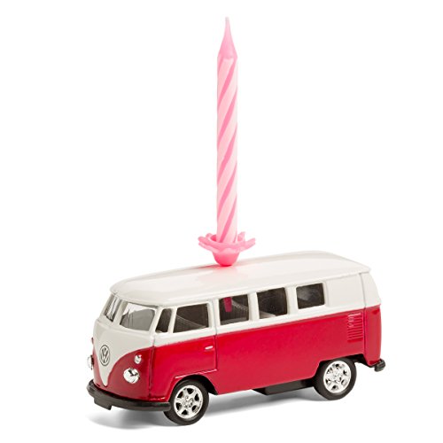 Kerze auf Rädern – VW Bus T1 Bulli (rot)