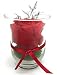 Produktbild Rosen-te-amo - Echte Rose Blumenarrangement in Hurricane Vase (9 cm hoch) aus stabilisierte Rose - 3 Jahre haltbar ohne Wasser - 1 Konservierte-Blume-Gesteck