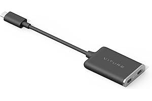 VITURE USB-C vers Lunettes et Adaptateur de Charge, Charge et Lecture, commutateur, Pont Vapeur