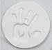 BabyRice Unisex Baby Toddler Soft White Clay Dough for Hand prints & Footprints Imprints - in a Pretty Organza bag & Ribbon