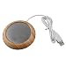 Produktbild Fastar Heizung für Kaffetassen mit USB-Anschluss, Untersetzer, Tassenwärmer, elektrischer USB-Untersetzer für das Heimbüro Light Wood Grain