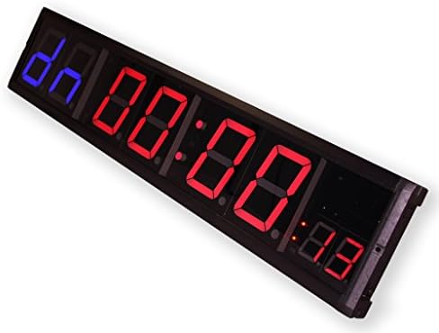 EU 4" 8 digits Programmable interval countdown&up and stopwatch 30" x 6.3" x 1.6"