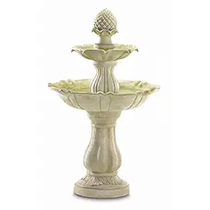 Koehler 35144 38 inch Acorn Fountain Outdoor Home Decor