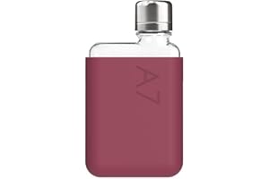 Memonbottle™ A7 Manicotto in Silicone - Prugna selvatica | Accessorio per la gamma Original memobottle | Migliora Presa, Durata & Isolamento | Ideale per Palestra e Viaggio.