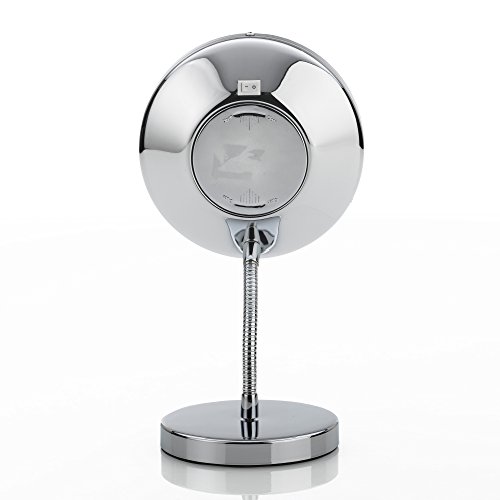 Kela 21496 Standspiegel, 1-/3-fach Vergrößerung, mit Beleuchtung, Ø 15cm, Metall, Lola, Verchromt - 2
