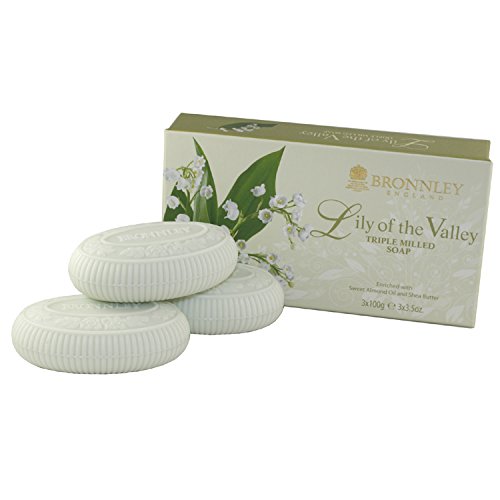 Bronnley Lily of the Valley Triple Milled Fine English Soap 100g