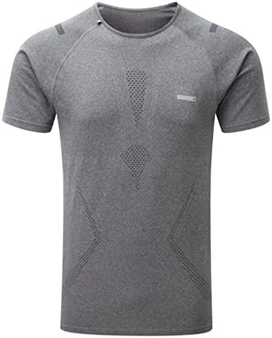 Tribesports Running Short Sleeve T-Shirt Charcoal - X Large