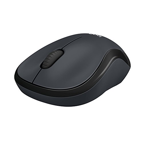 Logitech M220 Silent RF Wireless 1000dpi Optical Ambidextrous Charcoal – Mouse, Wireless, Optical, Office Press Studs Buttons, Wheel, RF (1000DPI)