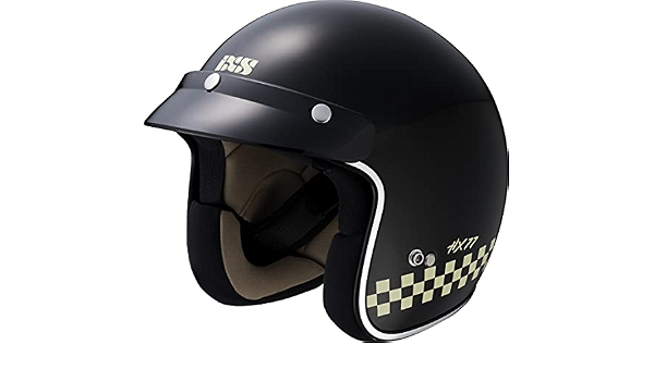 IXS CASCO JET 77 2.0 NERO OPACO-BIANCO L : Amazon.it: Auto e Moto