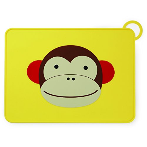 Skip Hop Zoo Fold and Go Silicone Placemat (Monkey)