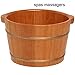 Produktbild Xljh HLzerne FSser Pediküre Becken Holzfu Becken Haushalt FuBad Pediküre Becken FuWanne Zedernholz FuWanne FuBad
