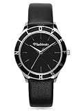 Fashion TV Paris Damen Armbanduhr Markenuhr sportlich elegant Analog Quarz silber schwarz